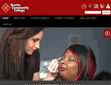 Tablet Screenshot of martincc.edu